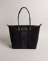 EDALA-Bags-Suede Equestrian Tote Bag- Ted Baker Romania